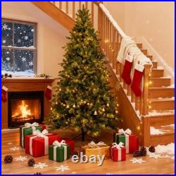 7ft Prelit Blue Spruce Christmas Tree Artificial Full Xmas Tree & 500 Lights 7ft Prelit Blue Spruce Christmas Tree Artificial Full Xmas Tree & 500 Lights