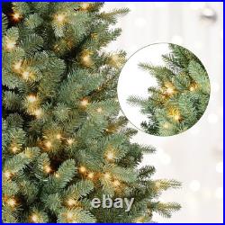 7ft Prelit Blue Spruce Christmas Tree Artificial Full Xmas Tree & 500 Lights 7ft Prelit Blue Spruce Christmas Tree Artificial Full Xmas Tree & 500 Lights