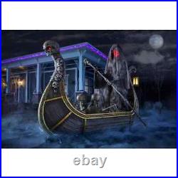8FT Giant, Animated LED Halloween Ferry of The Dead. FAST US SHIPPING, IN HAND