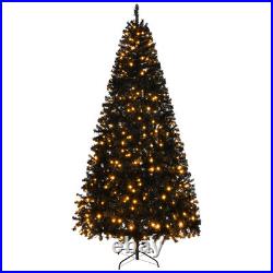 8FT Prelit Artificial Christmas Tree with Remote Control 1450 Branch Tips 550
