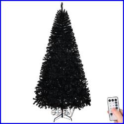 8FT Prelit Artificial Christmas Tree with Remote Control 1450 Branch Tips 550
