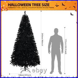8FT Prelit Artificial Christmas Tree with Remote Control 1450 Branch Tips 550