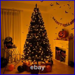 8FT Prelit Artificial Christmas Tree with Remote Control 1450 Branch Tips 550