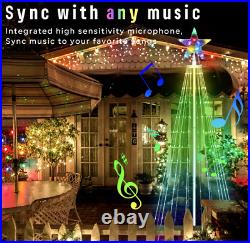 8FT Smart LED lights Christmas Cone Tree with Star Topper Christmas Tree APP DIY 8FT Smart LED lights Christmas Cone Tree with Star Topper Christmas Tree APP DIY