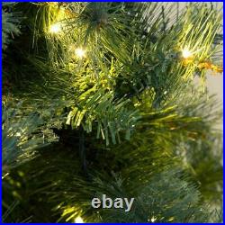 8Ft Bushy Green Kentucky Pine Pre Lit Christmas Tree Xmas Home Decorations 2.4M