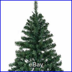 8Ft Pre-Lit Artificial Christmas Tree Premium Hinged with 750 LED Lights & Stand