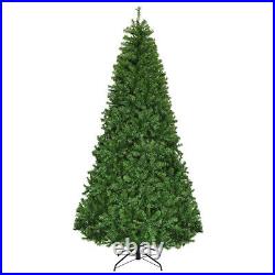 8Ft Pre-Lit Artificial Christmas Tree Premium Hinged with 750 LED Lights & Stand