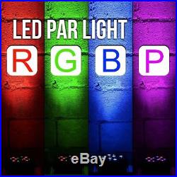 8PCS 36 LED RGB Par Light Stage Light DMX Projector Bar DJ Disco Lamp Controller