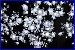 8.2ft 600LED Cherry Blossom Tree Lights Lamp, 8 lighting Modes, Pure White, Outdoor