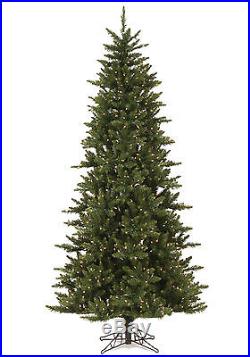 8.5' FT x 50 Wide Camdon Slim Artificial Holiday Christmas Tree withClear Lights