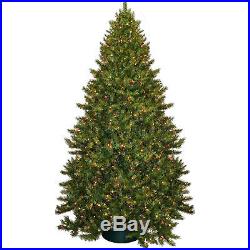 8.5 ft Pre-Lit Artificial Christmas Tree 900 Multi Lights with Stand Holiday Decor