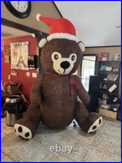 8.9 Ft Christmas Inflatable Bear Holiday Living Airblown Yard Decoration 8.9 Ft Christmas Inflatable Bear Holiday Living Airblown Yard Decoration