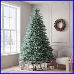 8 FT Artificial Spruce Christmas Tree with Metal Stand, 1765 Branch Tips