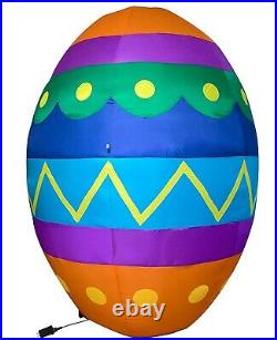 8' FT Easter Bunny's HUGE EGG Airblown Inflatable Yard Decor