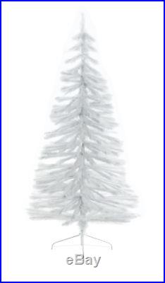 8' Fiber Optic White Christmas Tree with Stand