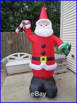 8′ Inflatable Santa Claus Christmas Lighted Winter Yard Decor BXD 10