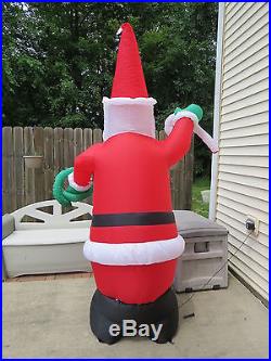 8' Inflatable Santa Claus Christmas Lighted Winter Yard Decor BXD 10