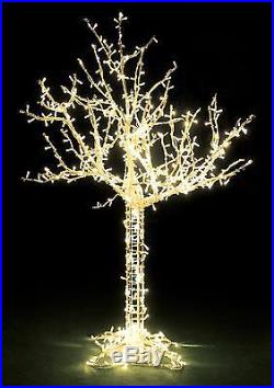 8' LED Lighted Cumberland Tree Christmas Display Decoration Warm White Lights