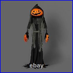 8' Light and Sound Pumpkin Halloween Ghoul Hyde & EEK! Boutique