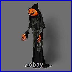 8' Light and Sound Pumpkin Halloween Ghoul Hyde & EEK! Boutique