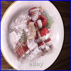8 NEW Pottery Barn NOSTALGIC SANTA DINNERWARE set 8 BOWLS nwt CHRISTMAS gifts