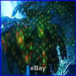8 Pattern Dynamic Motion Christmas Holiday Outdoor Landscape Laser Light Show