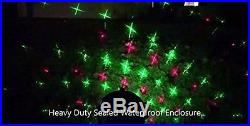 8 Pattern Dynamic Motion Christmas Holiday Outdoor Landscape Laser Light Show