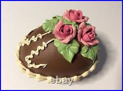8+ Piece Collection Of Realistic Looking Chocolate Easter Bunny Rabbits, Basket