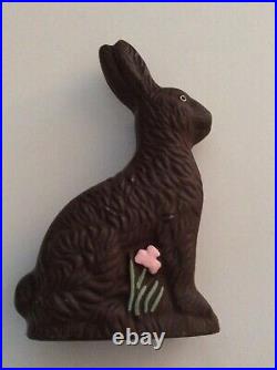 8+ Piece Collection Of Realistic Looking Chocolate Easter Bunny Rabbits, Basket