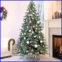 8 ft Artificial Christmas Tree Blue Spruce Realistic Xmas Tree 2458 PE/PVC Tips