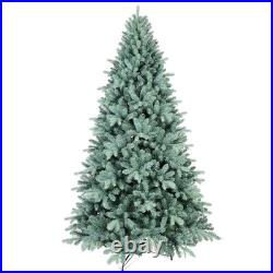 8 ft Artificial Christmas Tree Blue Spruce Realistic Xmas Tree 2458 PE/PVC Tips