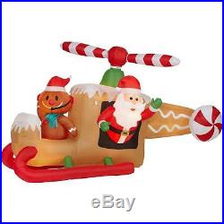 8 ft. Gingerbread Helicopter Animated Christmas Inflatable