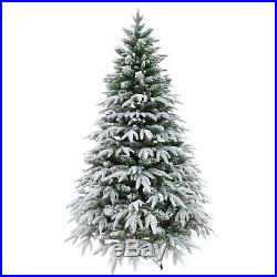8ft 240cm Designer Artificial Christmas Tree Snow Covered Xmas Decorations