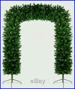 8ft (2.4m) Tall Indoor / Outdoor Christmas Tree Arch in Green
