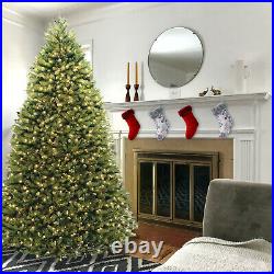 8ft Artificial Holiday Standing Xmas Christmas Tree + 750 LED Prelit Light Decor