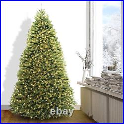 8ft Artificial Holiday Standing Xmas Christmas Tree + 750 LED Prelit Light Decor