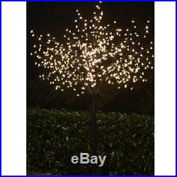 8ft Christmas Light Tree 600 LED Cherry Blossom Flower Tree Light Decoration