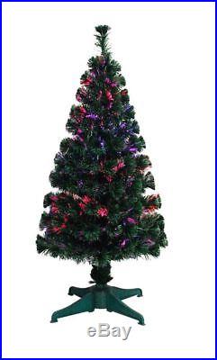 90cm Christmas tree LED Fiber Optic X-mas Decorative Multi Color Free Standing