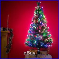 90cm Christmas tree LED Fiber Optic X-mas Decorative Multi Color Free Standing