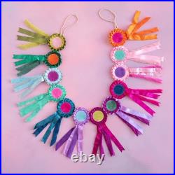 96 Winning Ribbon Garland Christmas Decor Glitterville SHIPS 10/2026 NEW 2026