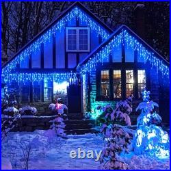 99 Ft Blue Icicle Christmas Lights Outdoor 1216 LED 228 Drops String Lights 99 Ft Blue Icicle Christmas Lights Outdoor 1216 LED 228 Drops String Lights