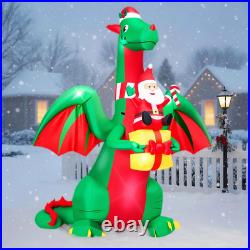 9FT Christmas Inflatables Giant Dragon 2025 NEW LED Outdoor Decoration 9FT Christmas Inflatables Giant Dragon 2025 NEW LED Outdoor Decoration