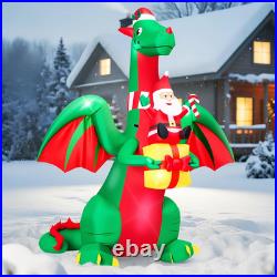 9FT Christmas Inflatables Giant Dragon 2025 NEW LED Outdoor Decoration 9FT Christmas Inflatables Giant Dragon 2025 NEW LED Outdoor Decoration