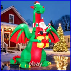 9FT Christmas Inflatables Giant Dragon 2025 NEW LED Outdoor Decoration 9FT Christmas Inflatables Giant Dragon 2025 NEW LED Outdoor Decoration