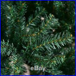 9FT Pre-Lit Artificial Christmas Tree Auto-Spread/Close up Branches 11 Flash Mod