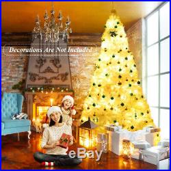9Ft Hinged Artificial Christmas Tree Premium Pine Tree 2132 Tips with Stand