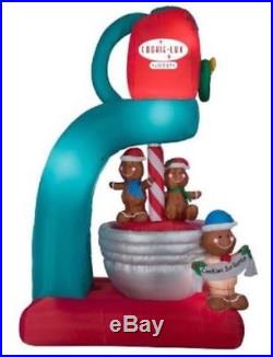 9.5 FT ANIMATED GINGERBREAD COOKIE MIXER Airblown Yard Inflatable