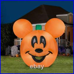 9.5′ Inflatable LED Halloween Disney Mickey Mouse Pumpkin Jack-O-Lantern Yard