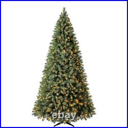 9' Artificial Christmas Tree 850 LED Color-Changing Lights Woodlake Spruce