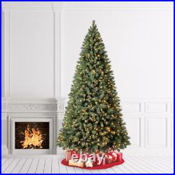 9' Artificial Christmas Tree 850 LED Color-Changing Lights Woodlake Spruce